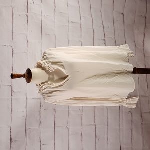 J. Crew Ruffle Collar Silk Preppy Blouse